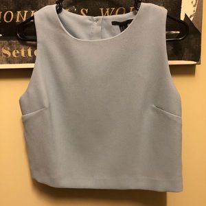 Powder Blue Crop Top